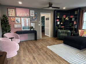 Living Room & Mini Library