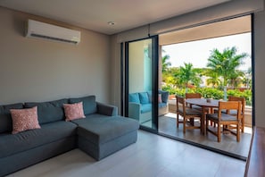 Living Room / Balcony View / Queen Sofa Bed