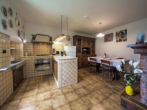 Design Intérieur, Meubles, Sol, Plafond, Cuisine, Sol, Comptoir, PiÚce, Table Cuisine Et Salle A Manger, Cabinetry