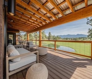 Wrap around deck with stunning views
