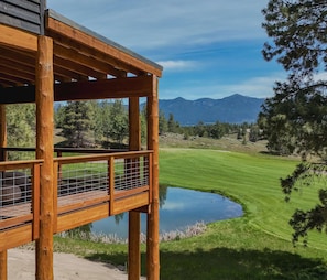 Wrap around deck with stunning views