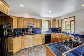 Prepare your favorite meals in the full kitchen