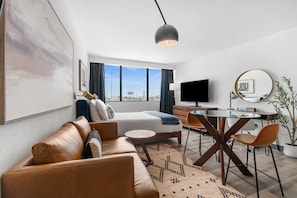 Recharge and feel at home in this carefully crafted, modern living space.