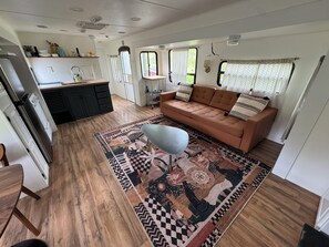 pull out sofa for up to 2 extra people ($25 extra/night for each guest over 2) 