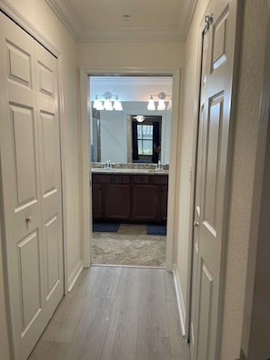 Hall to Master Bathroom