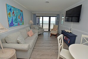 Watch TV or the ocean waves!