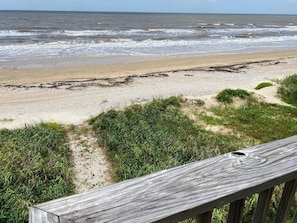 Direct access to the sand from your private path.
