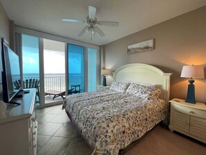 King bed in the master suite