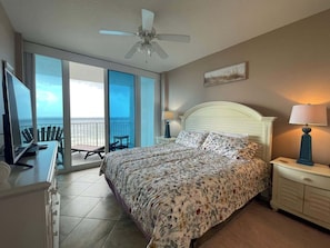 King bed in the master suite