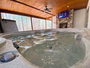 Bubbelpool inomhus