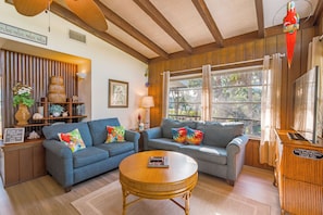 Unit 2 Living room- Plenty of natural lighting