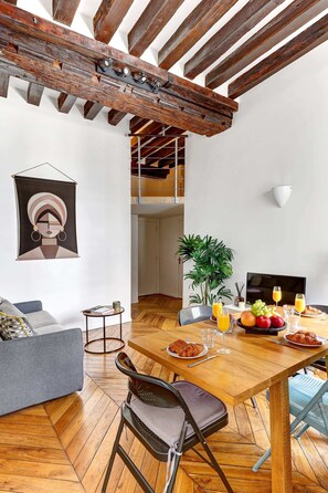 The living room
