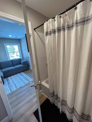 Bathroom with a great tub for soaking!