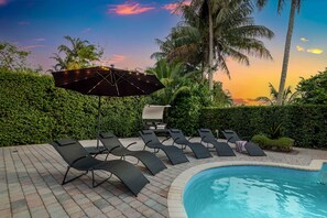 Lounge under the calming sunset sky and enjoy beautiful moments