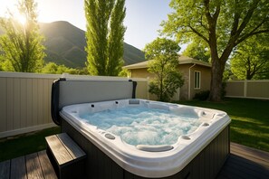 Bain à remous extérieur