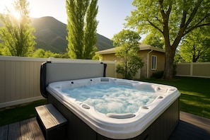 Bain à remous extérieur