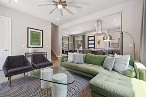Open-concept living and