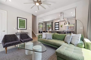 Open-concept living and