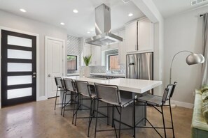 Sleek Kitchen with Spacious Island
