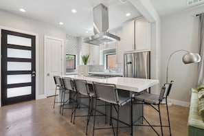 Sleek Kitchen with Spacious Island