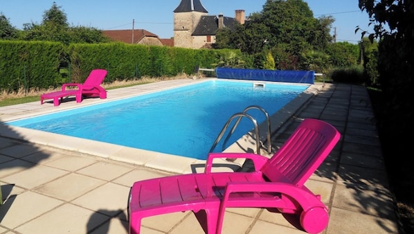 Vue sur piscine