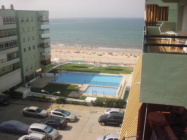 Vista a la piscina