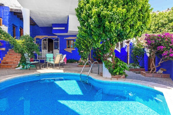 Vue sur piscine