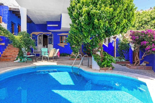 Vue sur piscine