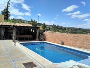 Vue sur piscine
