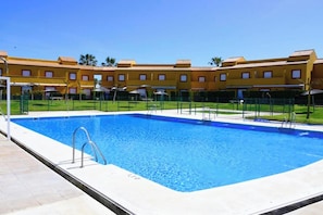 Vue sur piscine