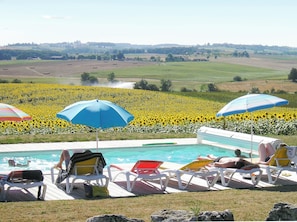 Vista a la piscina