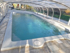 Vue sur piscine