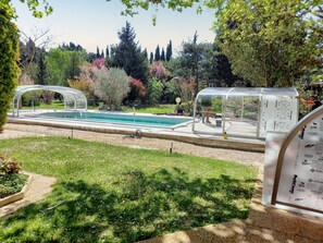 Vue sur piscine
