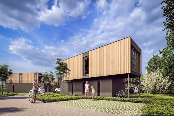 Außenseite Ferienhaus [Sommer]
