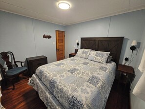 OVERVIEW:  The gorgeous bedroom with a super comfy queen-size bed!