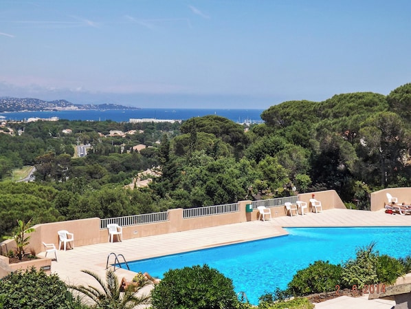 Vista a la piscina