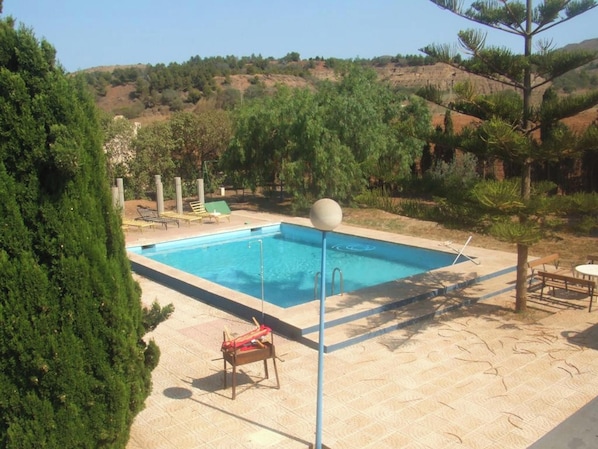 Vue sur piscine