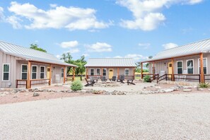 Music Cabin is in a cluster of three cabins at the front of the Ranch