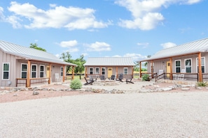 Music Cabin is in a cluster of three cabins at the front of the Ranch