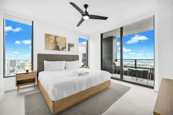Master Bedroom, direct panoramic water views