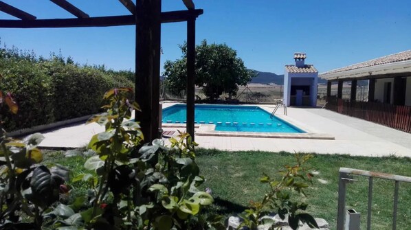 Vista a la piscina