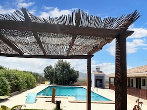 Vista a la piscina