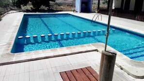 Vista a la piscina