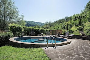 Vue sur piscine