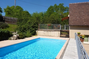 Vue sur piscine