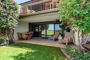 Spacious Lanai for Morning Coffee.