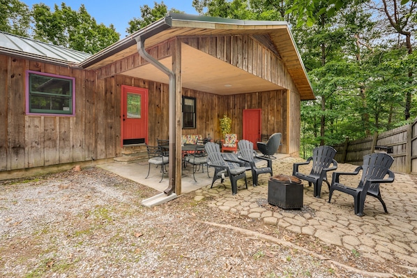 Outdoor Seating with Firepit
