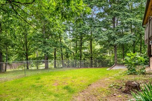 Fenced in yard for your pets