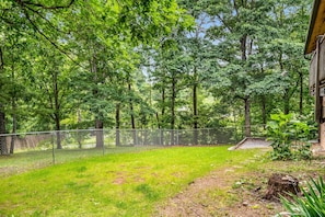 Fenced in yard for your pets