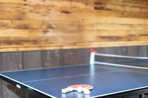 Fully equipped game room, there's no going bored here!